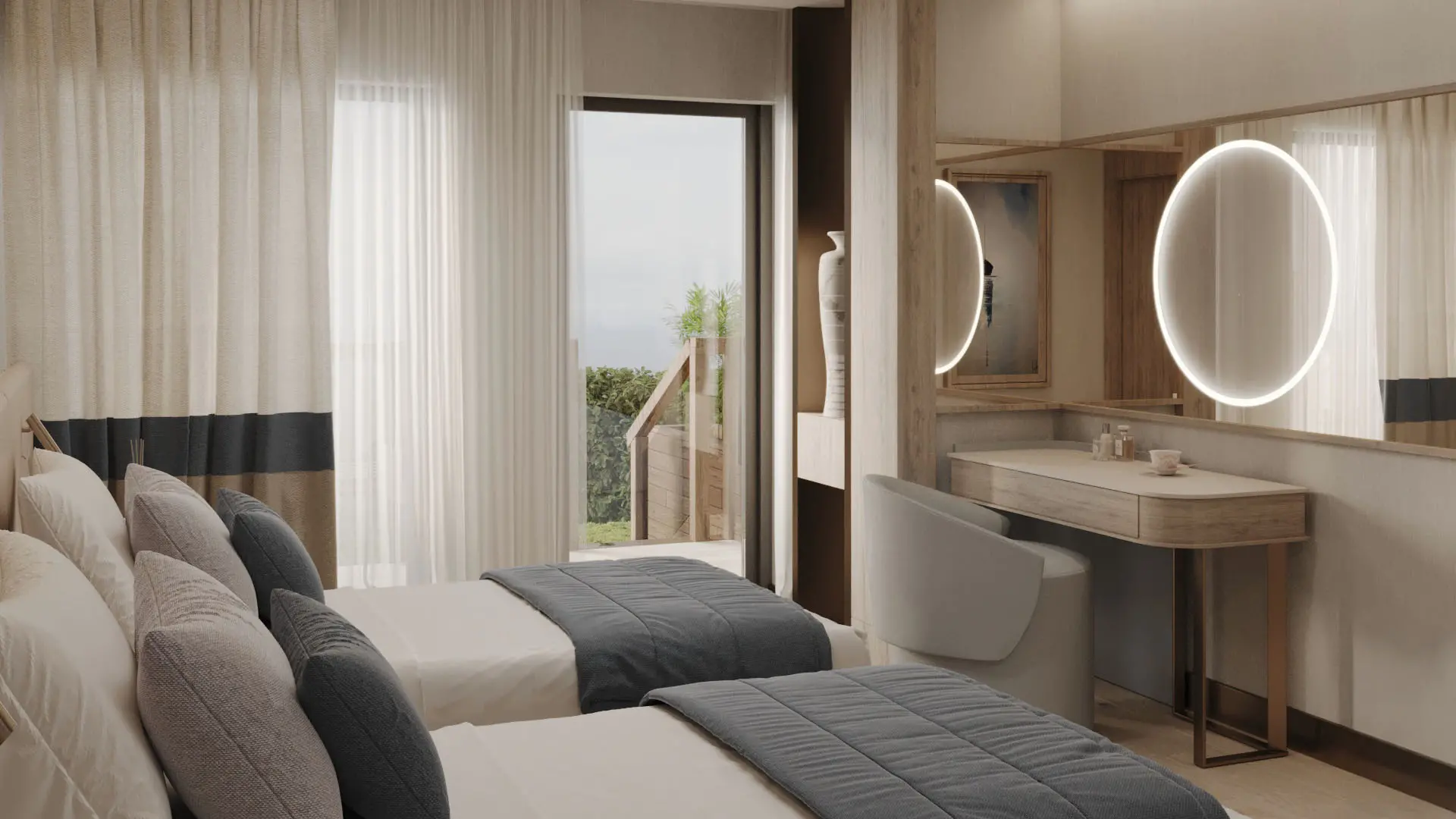 Deluxe Aile Bahçe Teras Oda